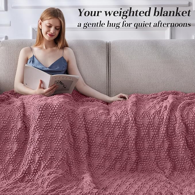 Anysay Knitted Weighted Blanket - Image 2