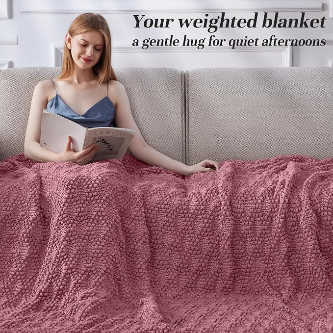 Anysay Knitted Weighted Blanket - Image 2