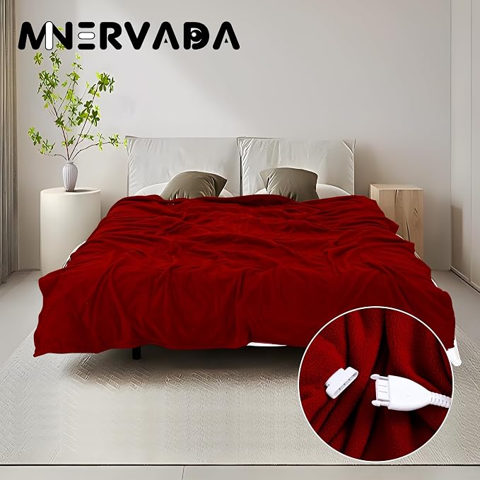 Heated Blanket Electric Blanket Full Size 72''x84'' - Image 3