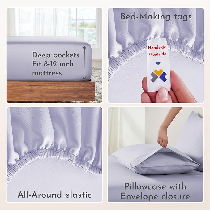California Design Den Twin XL Sheets Set - Image 5