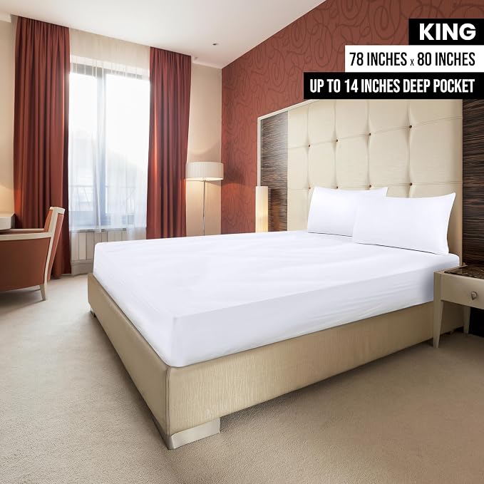 Utopia Bedding King Fitted Sheets - Image 2