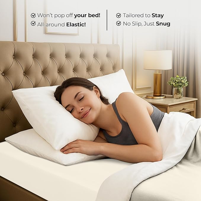 Utopia Bedding Queen Fitted Sheet - Image 8