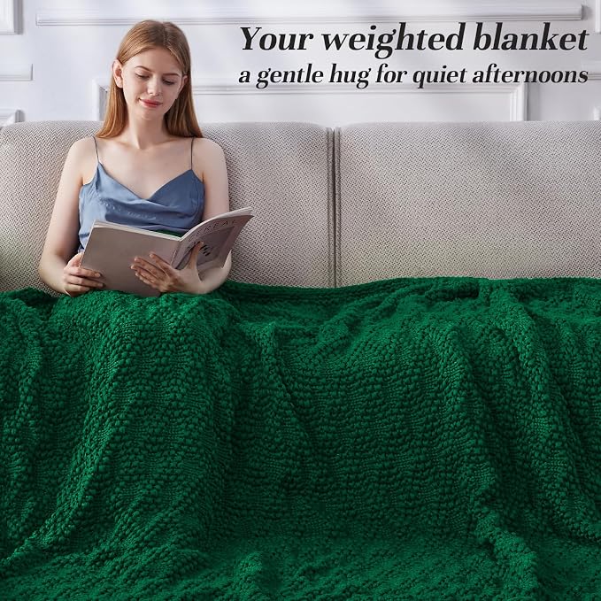 Anysay Knitted Weighted Blanket - Image 2