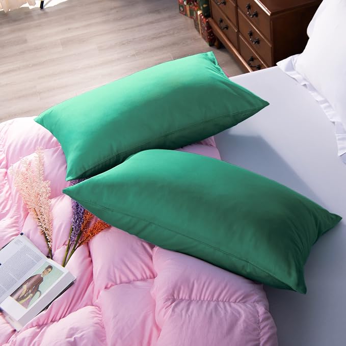 NTBAY Egyptian Cotton Queen Pillowcases - Image 2