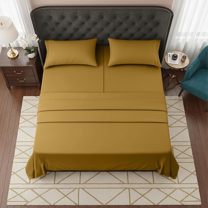 Elegant Comfort Luxurious 1500 Premium Hotel Quality Microfiber Three Line - Image 2