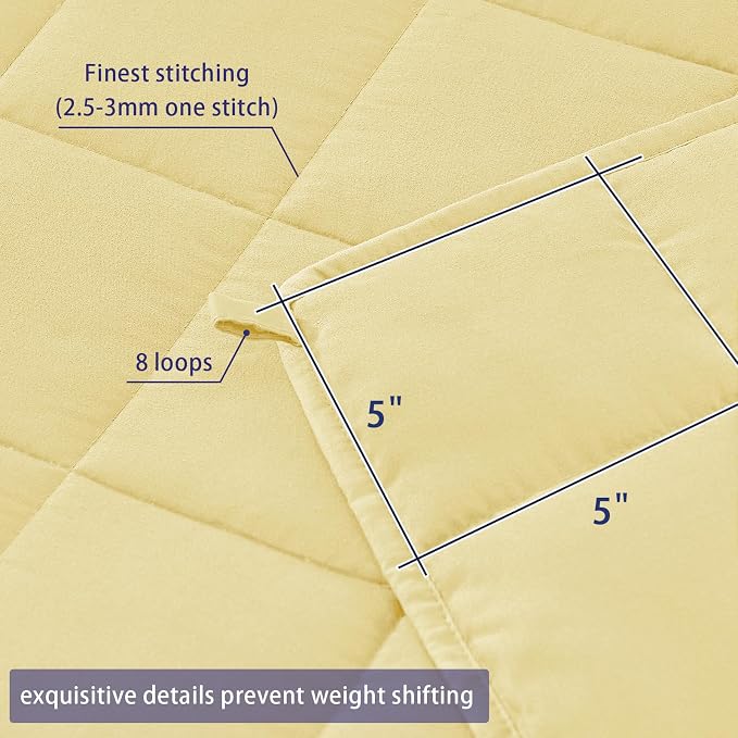 King Size Weighted Blanket for Adults Cooling Heavy Blanket for Sleeping - Image 6