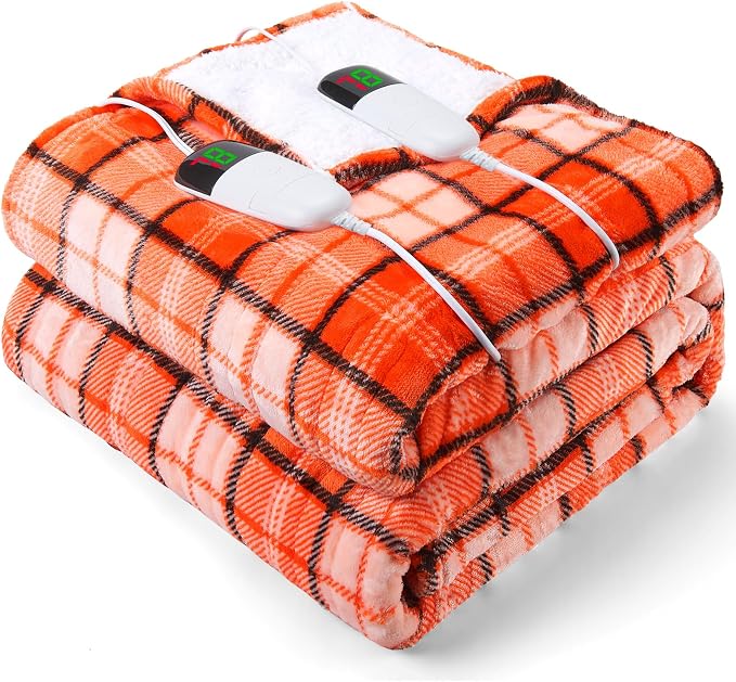 OCTROT Heated Electric Blanket Queen Size, 84X90 Heating Blanket Queen - Image 8