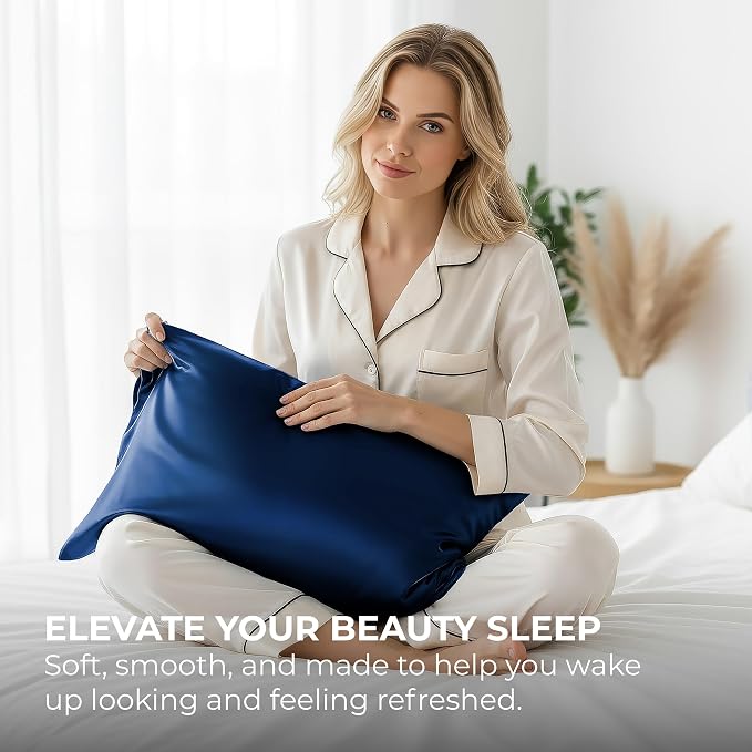 Pure Bedding Satin Pillowcase 2 Pack - Image 5