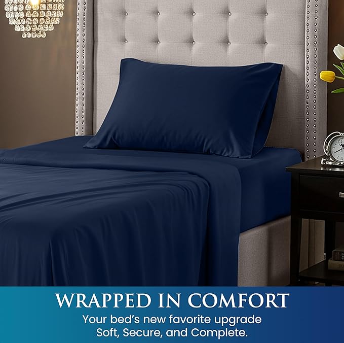 Utopia Bedding Twin Size 3 Piece Sheet Set - Image 4