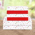 Elegant Comfort Luxury Soft Bed Sheets Heart Pattern by ELEGANTCOMFORT