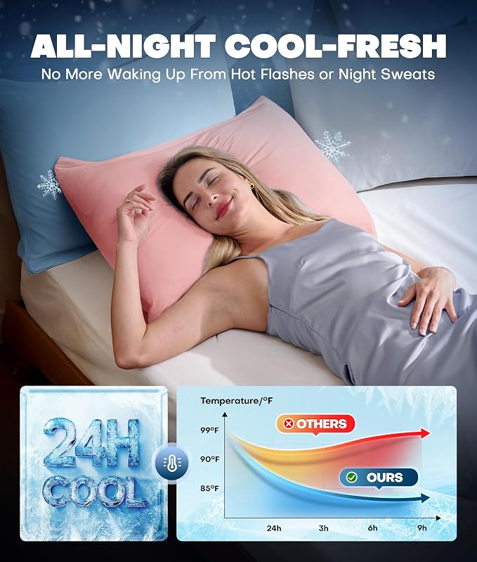 Ultra-Chill Cooling Pillowcase Set of 2 - Image 3