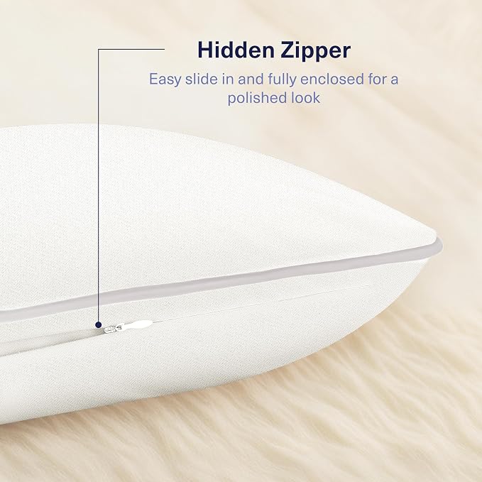 Kickoff Viscose Bamboo Pillowcase, 100% Organic Hidden Zippered Viscose Bamboo - Image 4