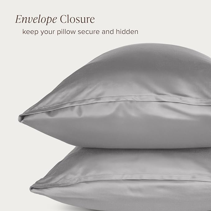Bare Home 100% Rayon Made from Bamboo Luxury Body Size Cooling Pillowcase - Image 5
