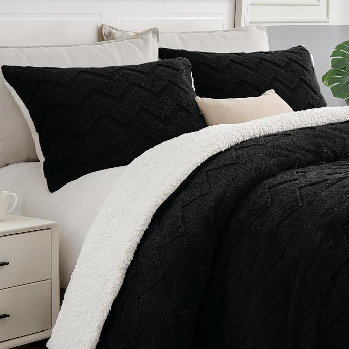 BEDELITE Fluffy King Size Comforter Set by BEDELITE