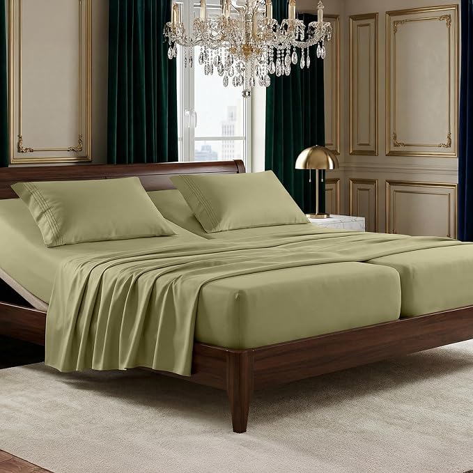 Elegant Comfort Luxurious 1500 Premium Hotel Quality Microfiber Three Line by ELEGANTCOMFORT