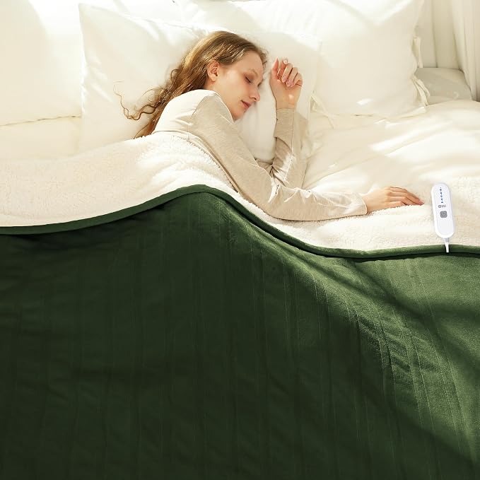 Electric Heated Blanket Twin 62" x 84" by Vellubam
