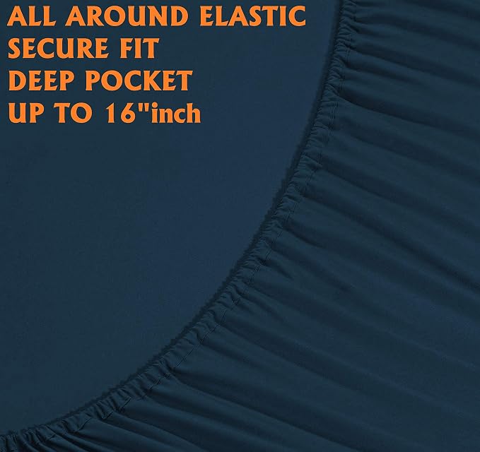 Elegant Comfort Luxury Soft Bed Sheets 1500 Premium Hotel Quality Microfiber - Image 4