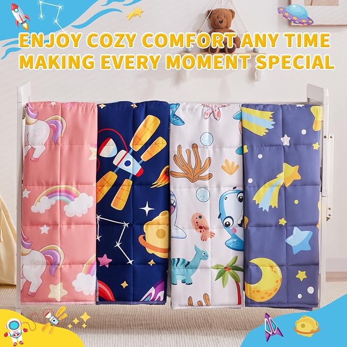 anfie Weighted Blanket Kids, Weighted Blanket Cooling Blanket - Image 6