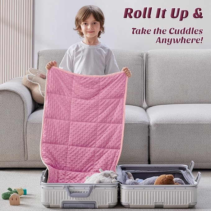 anfie Weighted Blanket Kids Weighted Blanket Cooling Blanket - Image 4