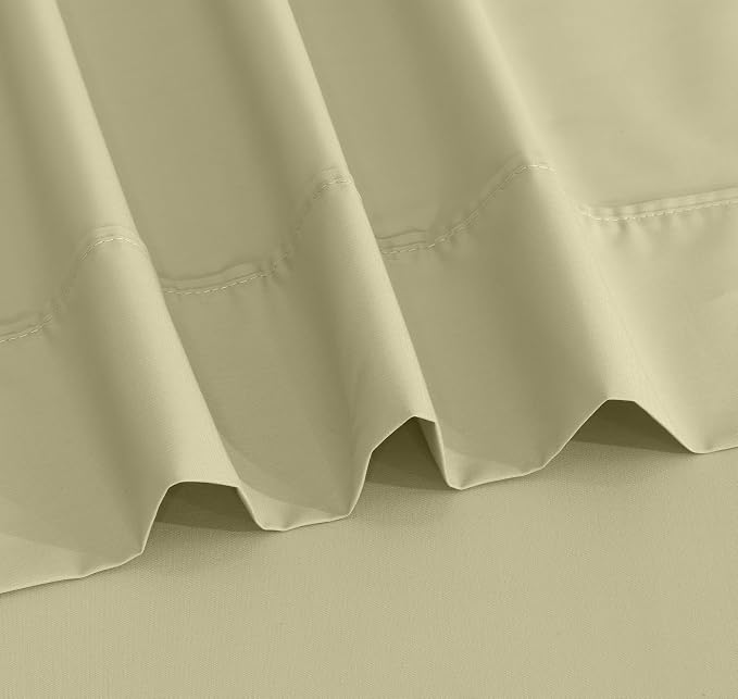 RUVANTI 100% Cotton Sheets – Twin Size Percale Bedding, Cooling & Breathable - Image 8