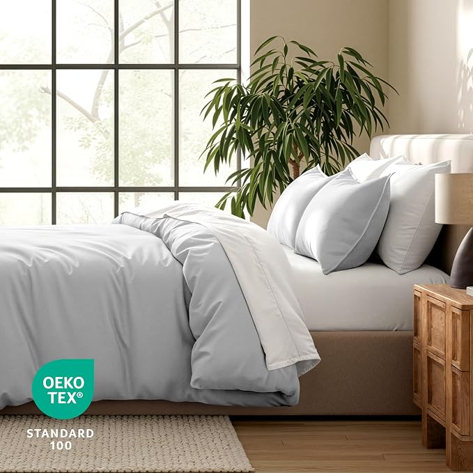 Bare Home Bedding Duvet Cover Oversized Queen - Image 5