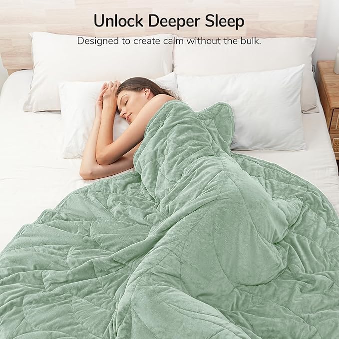 Kaisa Weighted Blanket for Adults, Soft Heavy Blanket Machine Washable - Image 4