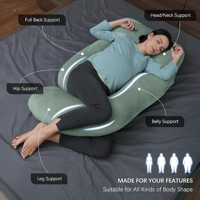 MOON PARK Pregnancy Pillows for Sleeping - Image 2