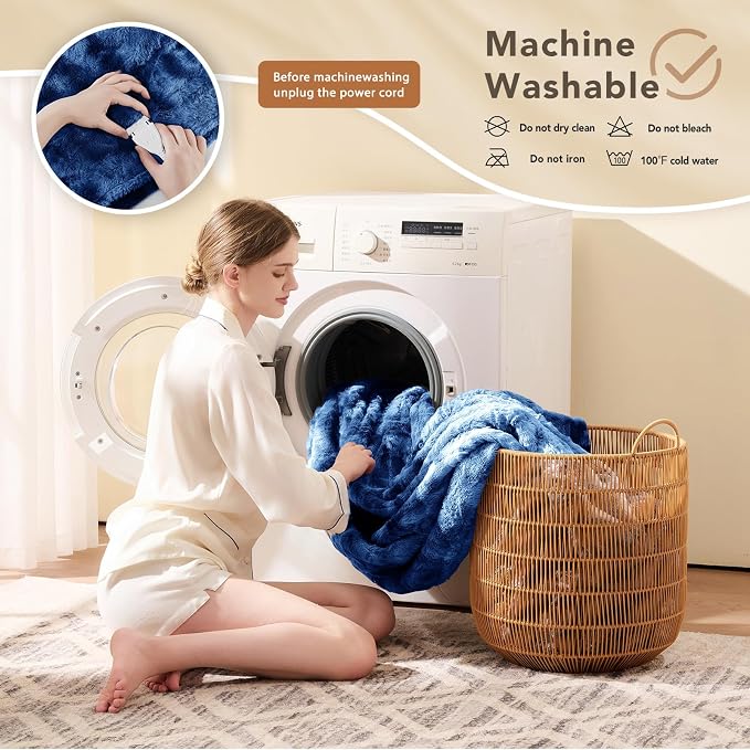 Homemate Electric Heated Blanket Queen Size - Image 7