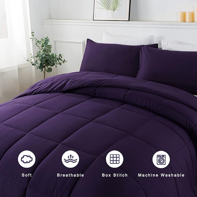 DOWNCOOL King Size Comforter Set -All Season Bedding Comforters Sets - Image 3