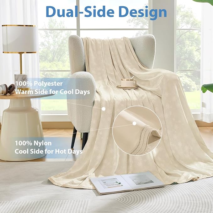 OIGAE Cooling Blanket for Hot Sleepers - Image 3