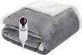 Electric Heated Blanket Throw Size 50"x60", Soft Flannel by Soypipo