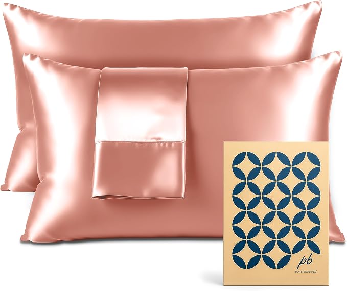 Pure Bedding Satin Pillowcase 2 Pack by PureBedding