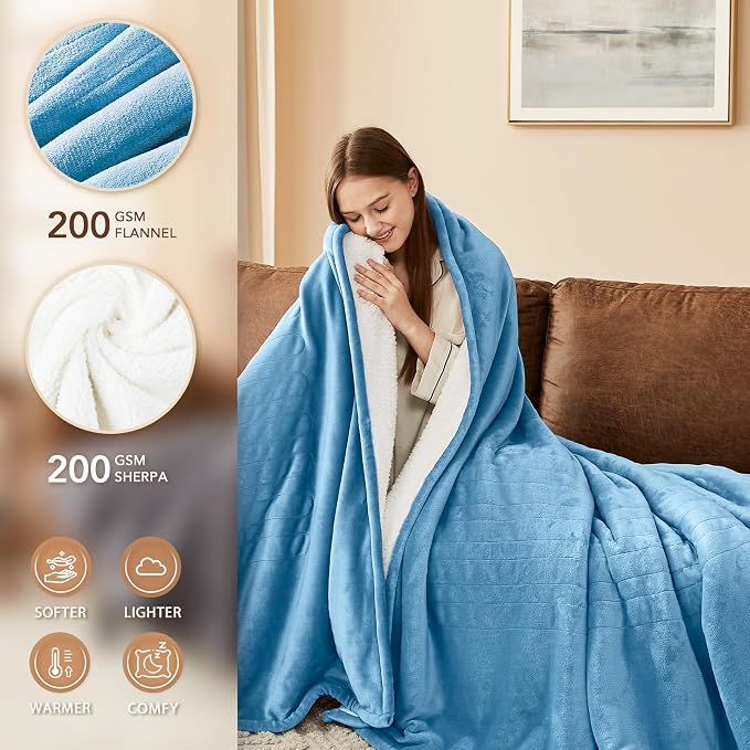 Homemate Electric Heated Blanket King Size - Image 2