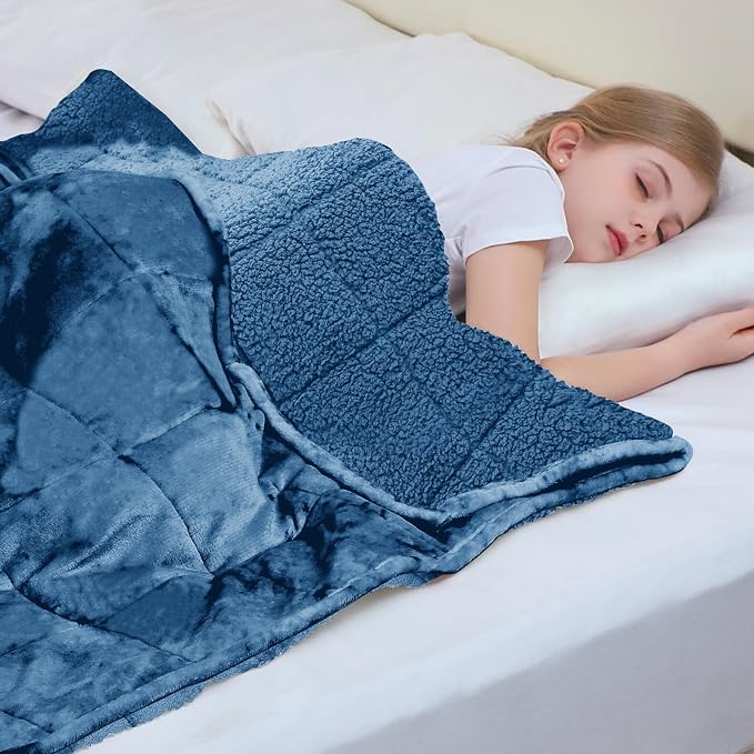 Aemicion Weighted Blanket for Adults Sherpa Fleece Heavy Blanket for Sleeping - Image 6