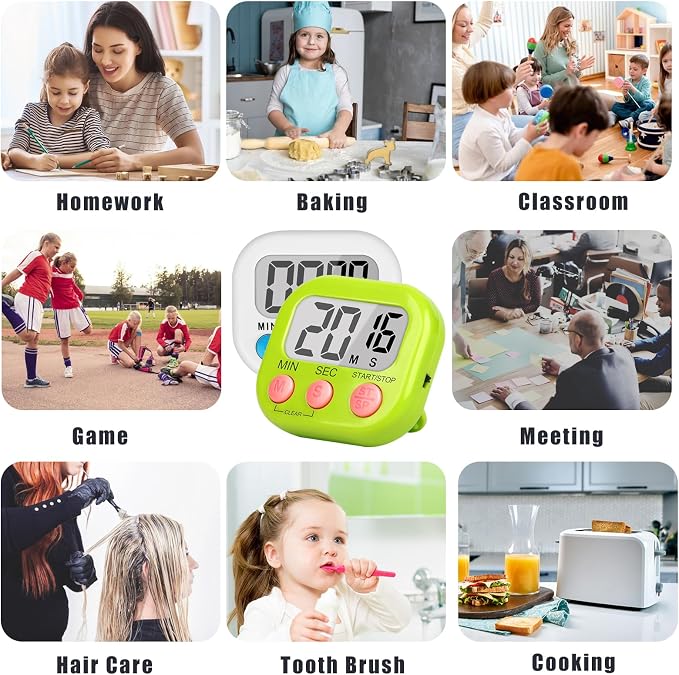 ZILLEEN Classroom Timer for Kids Teachers 2 Pack Digital Timers - Image 5