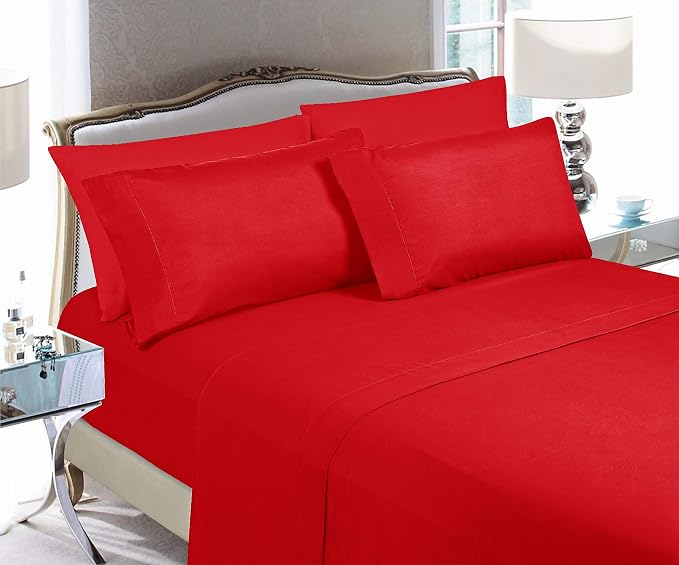 Elegant Comfort Luxury Soft Bed Sheets 1500 Premium Hotel Quality Microfiber - Image 2