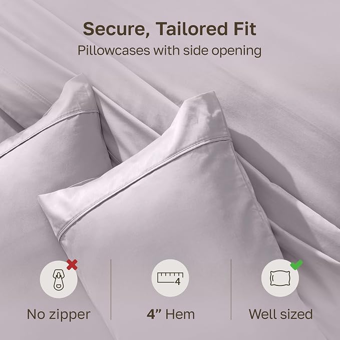 California Design Den Standard Queen Size Pillowcase Set - Image 4