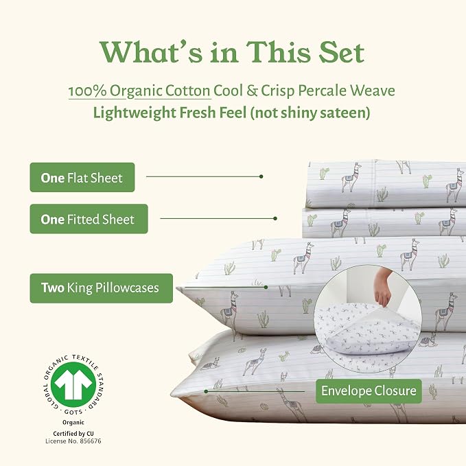 California Design Den Printed Sheets King Size Set - Image 4