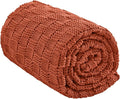 Knitted Weighted Blanket Adult, No Beads Heavy Blanket 50” x 60'' 5lbs by Unknown