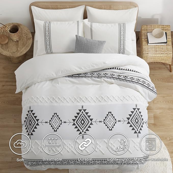 Oli Anderson Boho Duvet Cover Set Twin Size, Durable and Super Soft Duvet Covers - Image 6