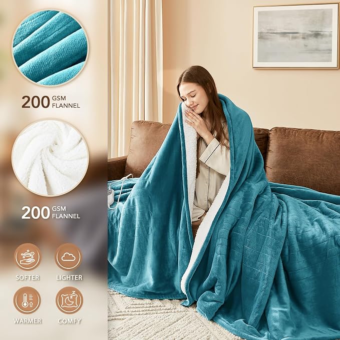 Homemate Electric Heated Blanket King - Image 3