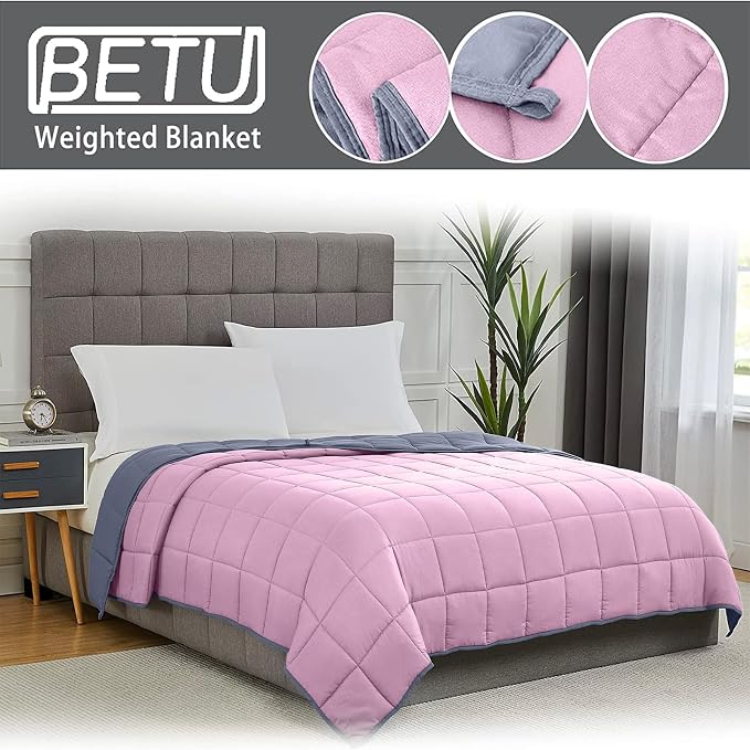 Weighted Blanket for Adults 20lbs, King Size Cooling Heavy Throw Blanket for - Image 3