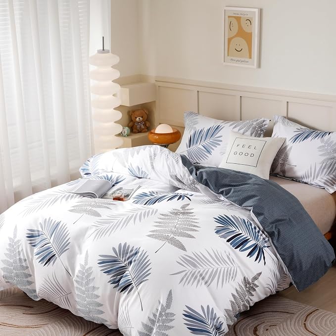 OAITE Duvet Cover Set, 100% Cotton Comforter Cover - Image 2