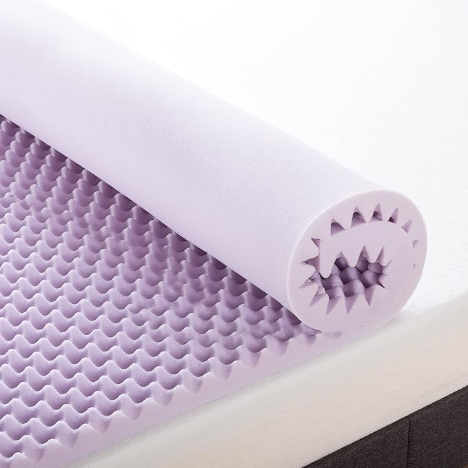 Best Price Mattress 1.5 Inch Egg Crate Memory Foam Mattress Topper - Image 5