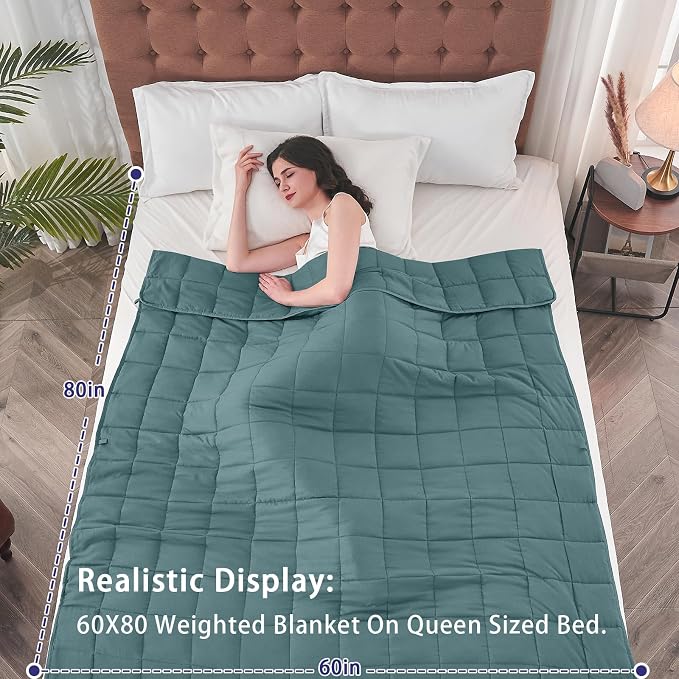 yescool Weighted Blanket for Adults Cooling Heavy Blanket for Sleeping Perfect - Image 2