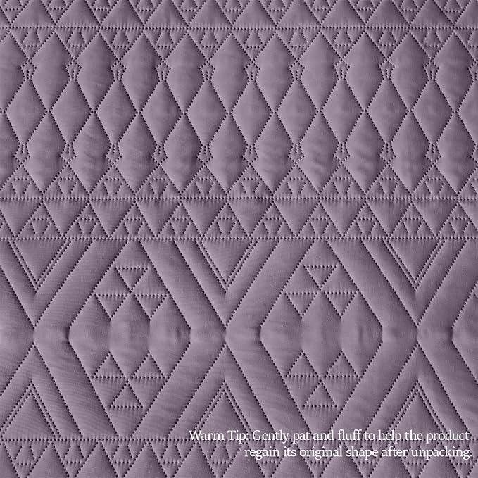 akkialla Full/Queen Quilt Set, Boho Geometric Pattern, Soft All-Season Bedding - Image 8