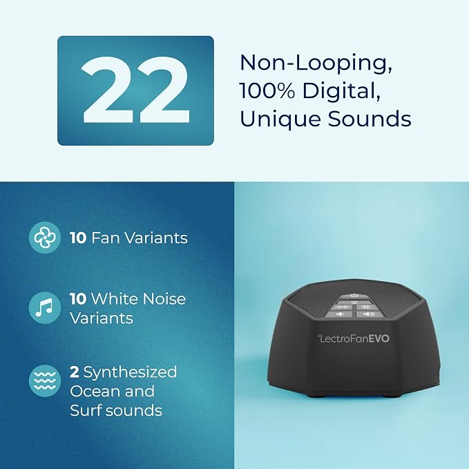 Adaptive Sound Technologies LectroFan EVO White Noise Machine - Image 3