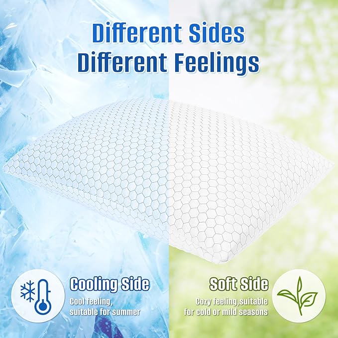 CushyOasis Shredded Memory Foam Pillow - Image 3