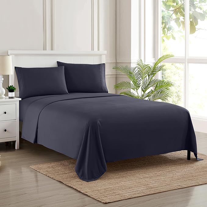 Twin Sheets - Breathable Luxury Sheets - 1800 Supreme Collection Extra Soft by SweetHomeCollection