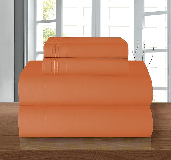 Elegant Comfort Luxury 1500 Premium Hotel Quality Microfiber 4-Piece Sheet Set by ELEGANTCOMFORT